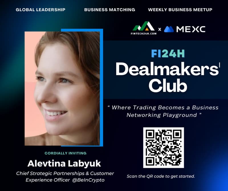 Alevtina Labyuk — Fi24h DealMakers' Club invite card