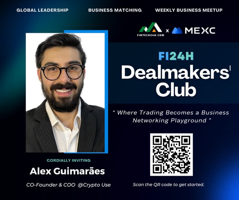 Alex Guimarães — Fi24h DealMakers' Club invite card