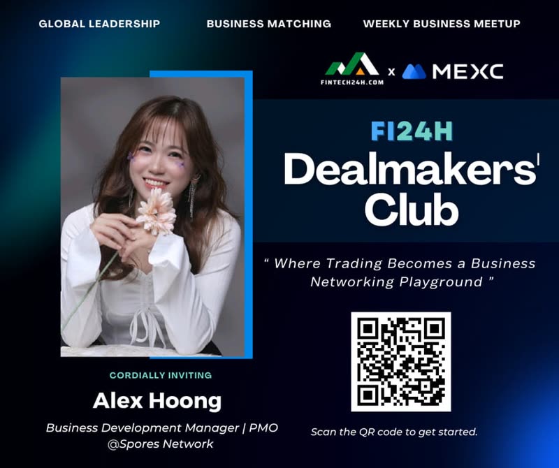 Alex Hoong — Fi24h DealMakers' Club invite card