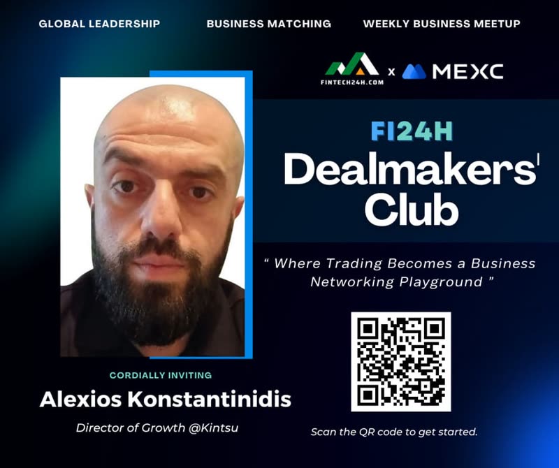Alexios Konstantinidis — Fi24h DealMakers' Club invite card