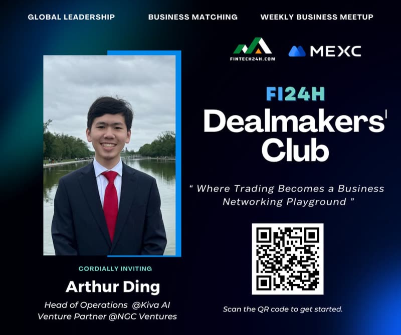 Athur Ding — Fi24h DealMakers' Club invite card