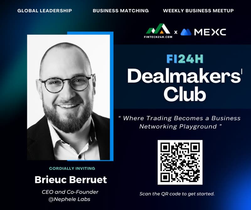 Brieuc Berruet — Fi24h DealMakers' Club invite card
