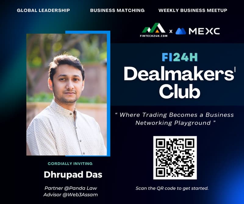 Dhrupad Das — Fi24h DealMakers' Club invite card