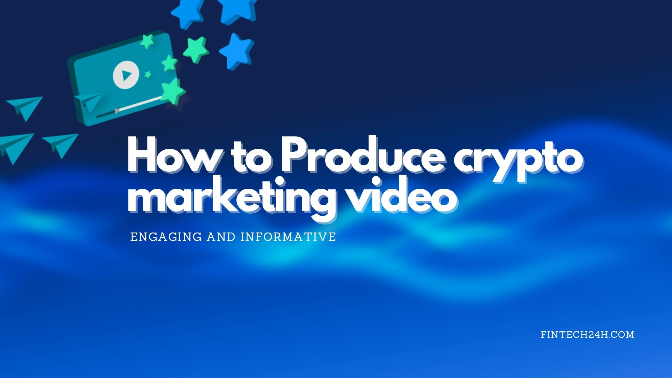 Produce crypto marketing video