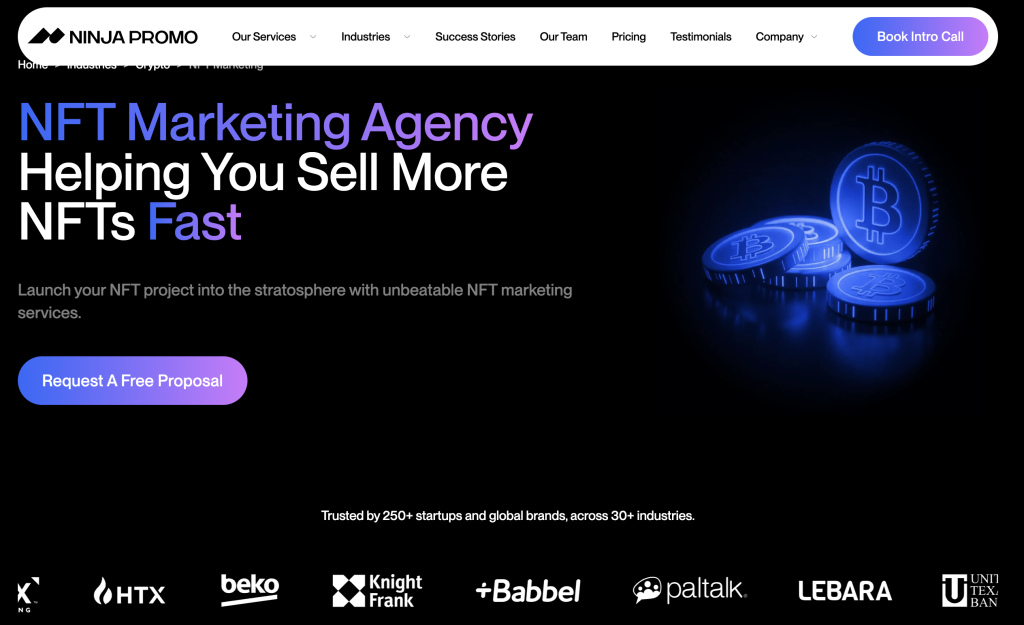 Ninjapromo NFT marketing