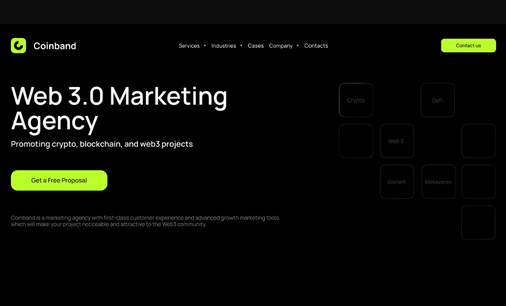 NFT Marketing Agencies Coinband