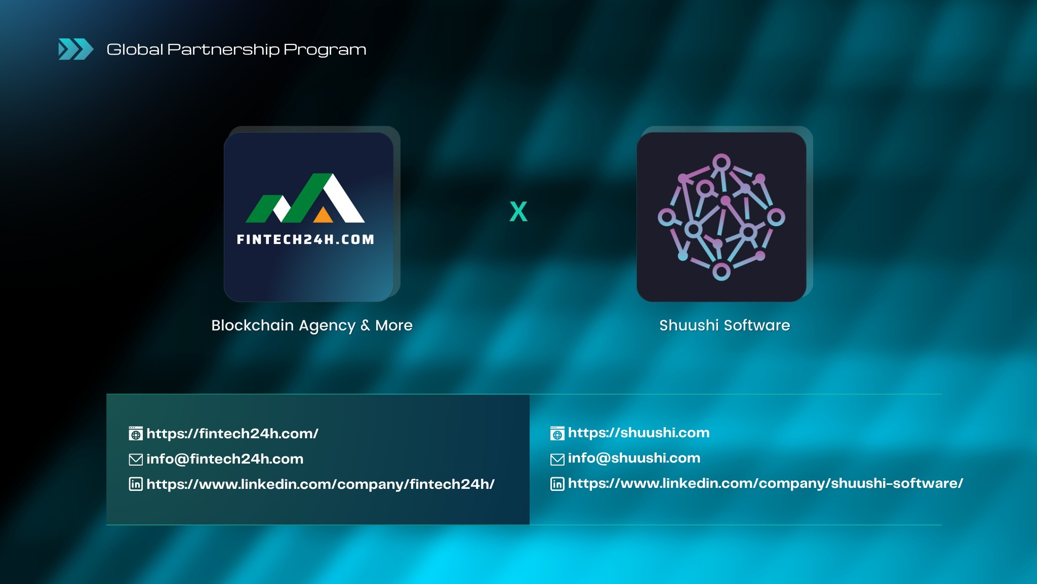Exciting Partnership Announcement Shuushi Software x Fintech24h