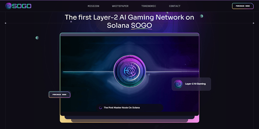 Solana Game SOGO: The first Layer-2 AI Gaming Network on Solana