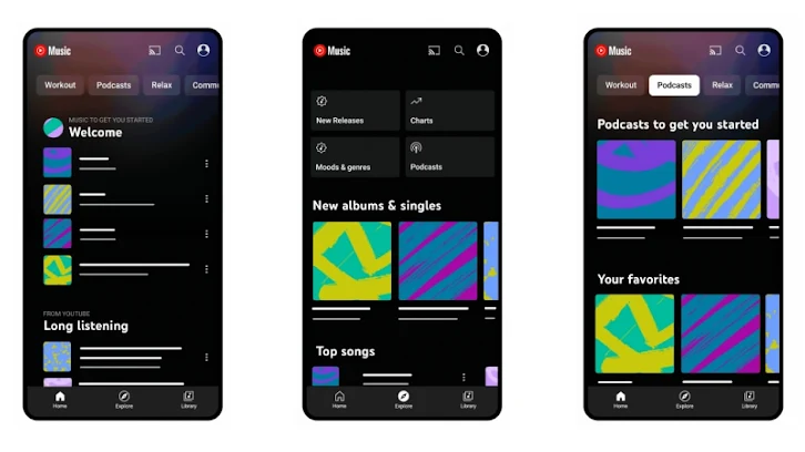 youtube-music-podcasts-section-1