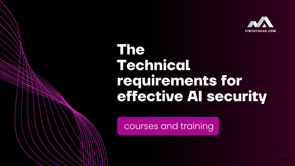 Technical requirements for effective AI security courses and training