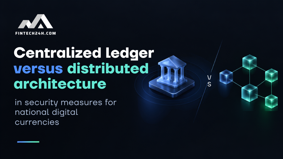 Centralized ledger versus distributed architecture in security measures for national digital currencies