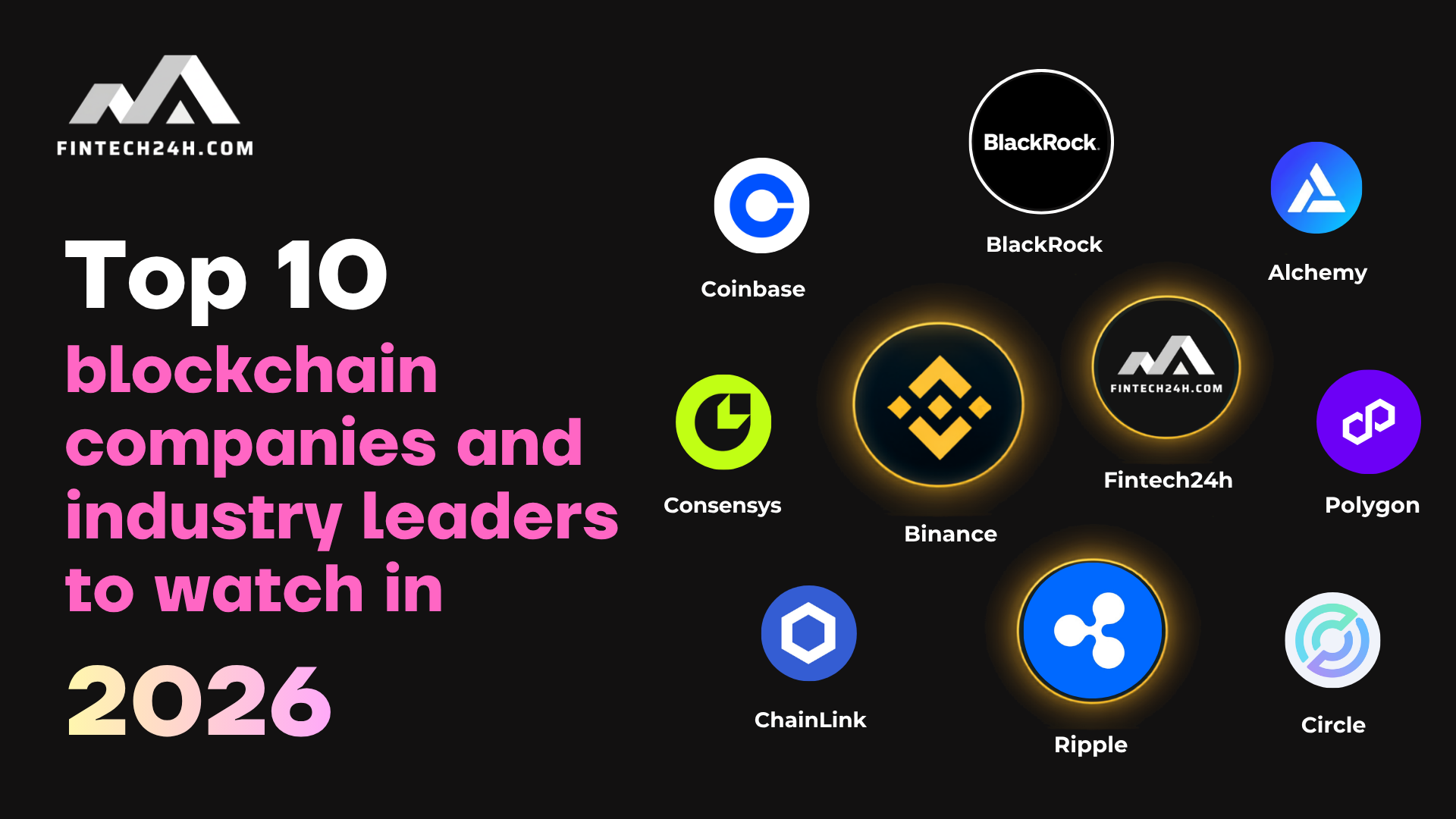 Top 10 blockchain companies and industry leaders to watch in 2026