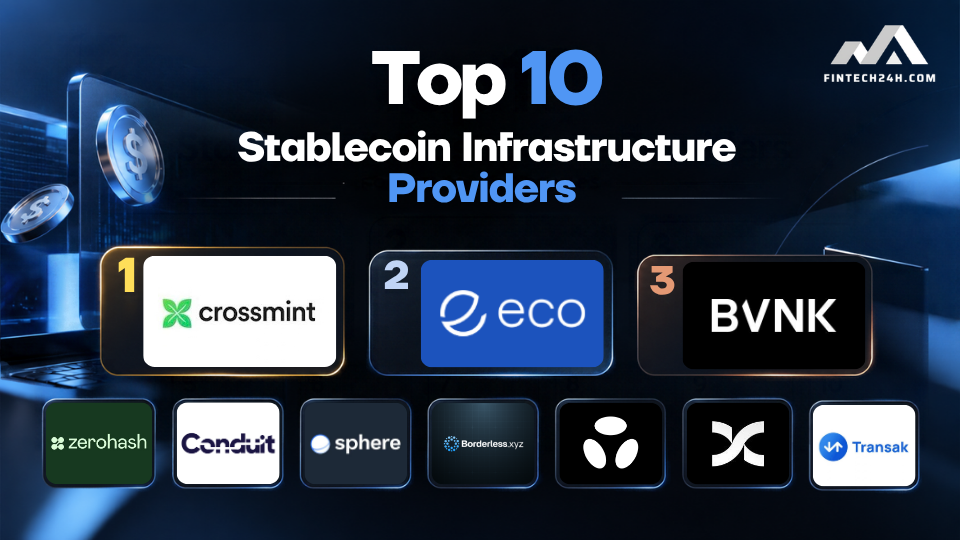 Top 10 stablecoin infrastructure providers for SaaS companies