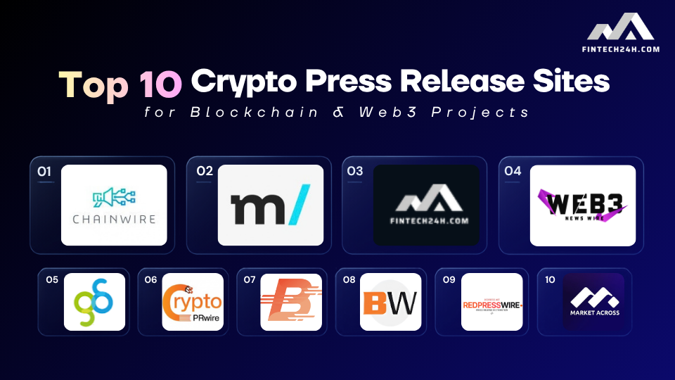 Top 10 crypto press release sites for Blockchain & Web3