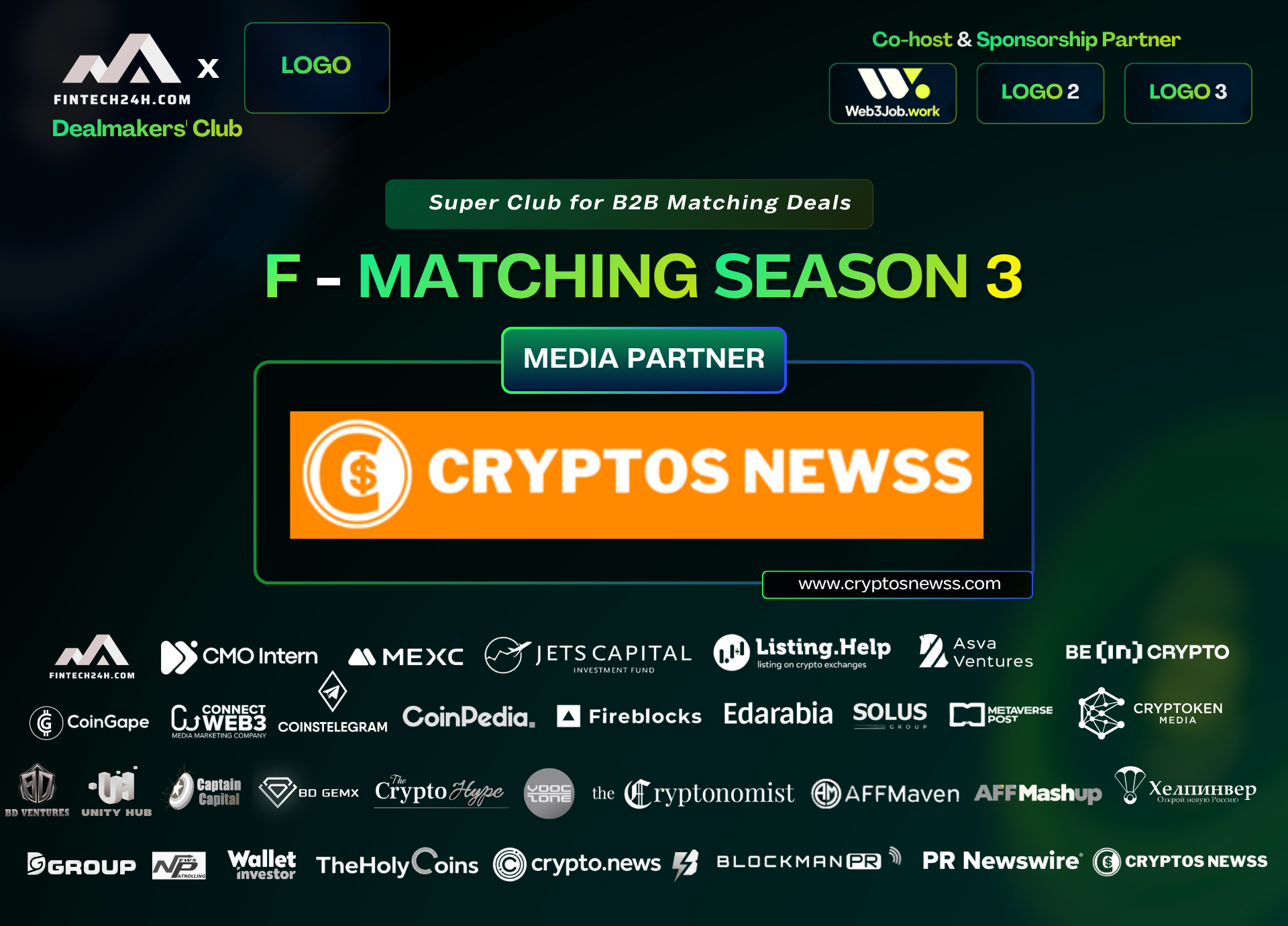 Cryptonews Media partner FIntech24h