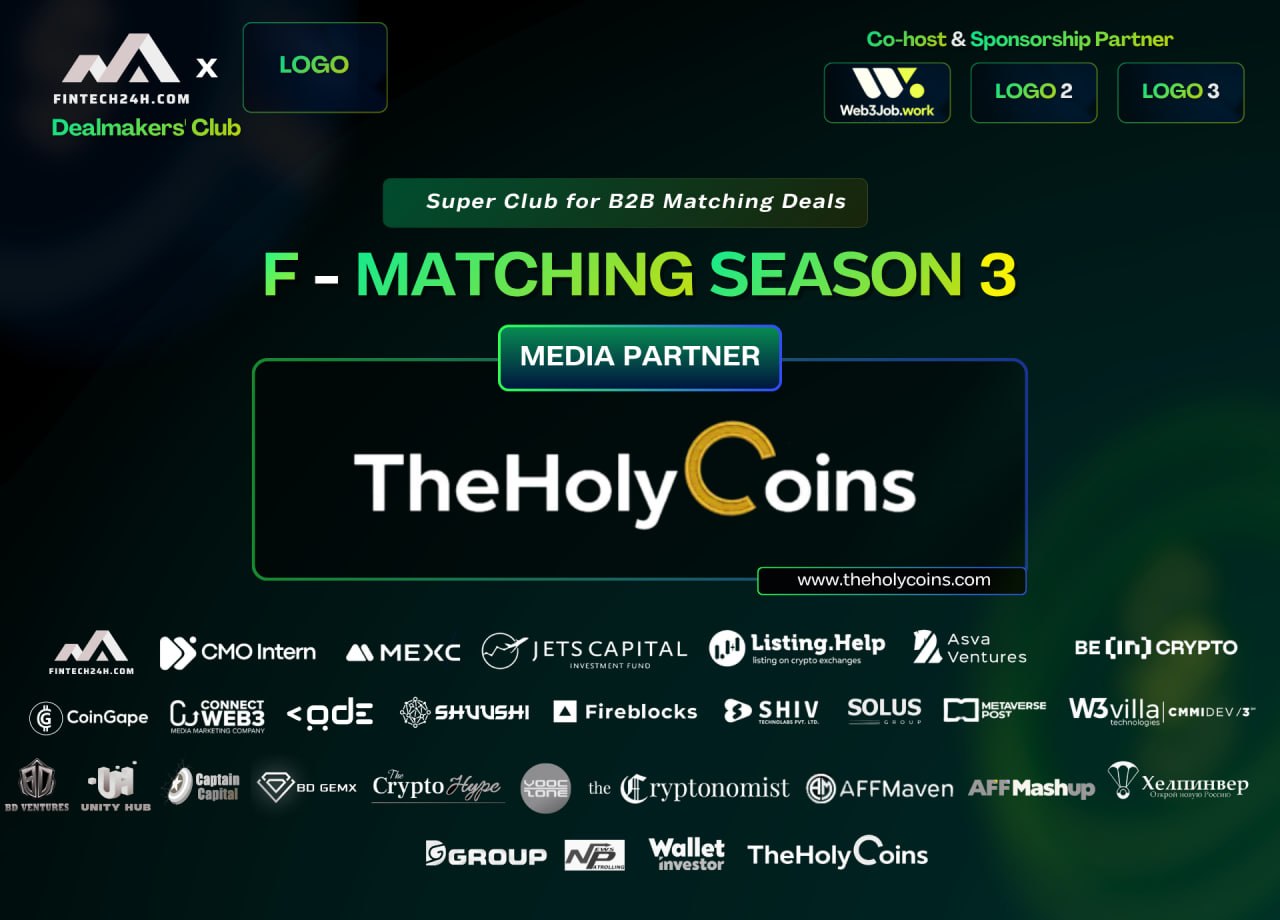 Welcome TheHolyCoins: Official Media Partner of Fi24h DealMakers’ Club Season 3