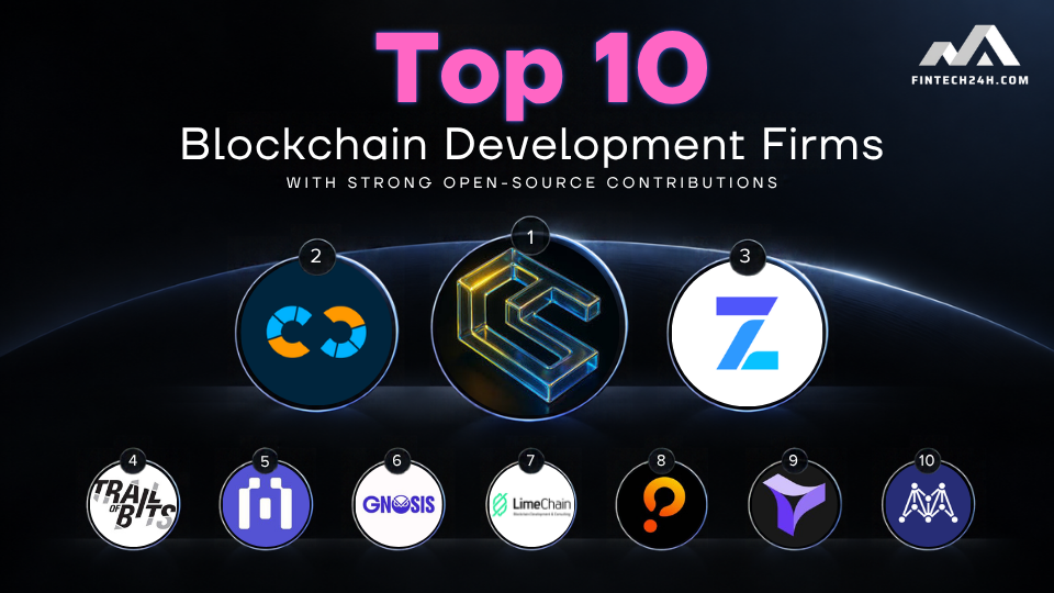 Top 10 blockchain development firms with strong open-source contributions