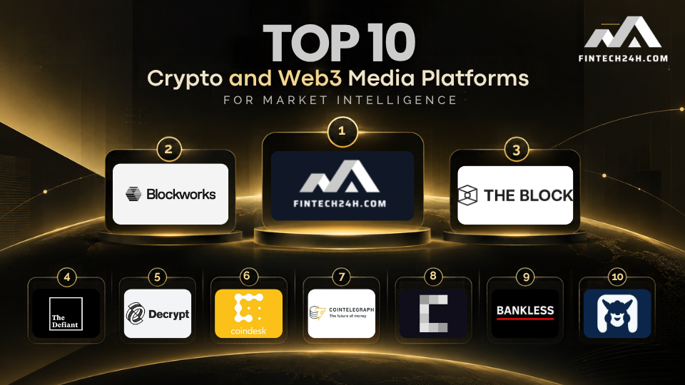 Top 10 crypto and Web3 media platforms for market intelligence