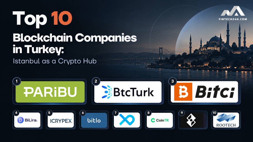 Top 10 blockchain companies in Turkey: Istanbul as a crypto hub