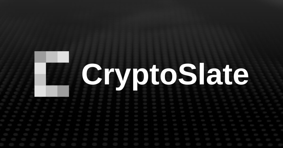 CryptoSlate - Top 10 crypto and Web3 media platforms for market intelligence